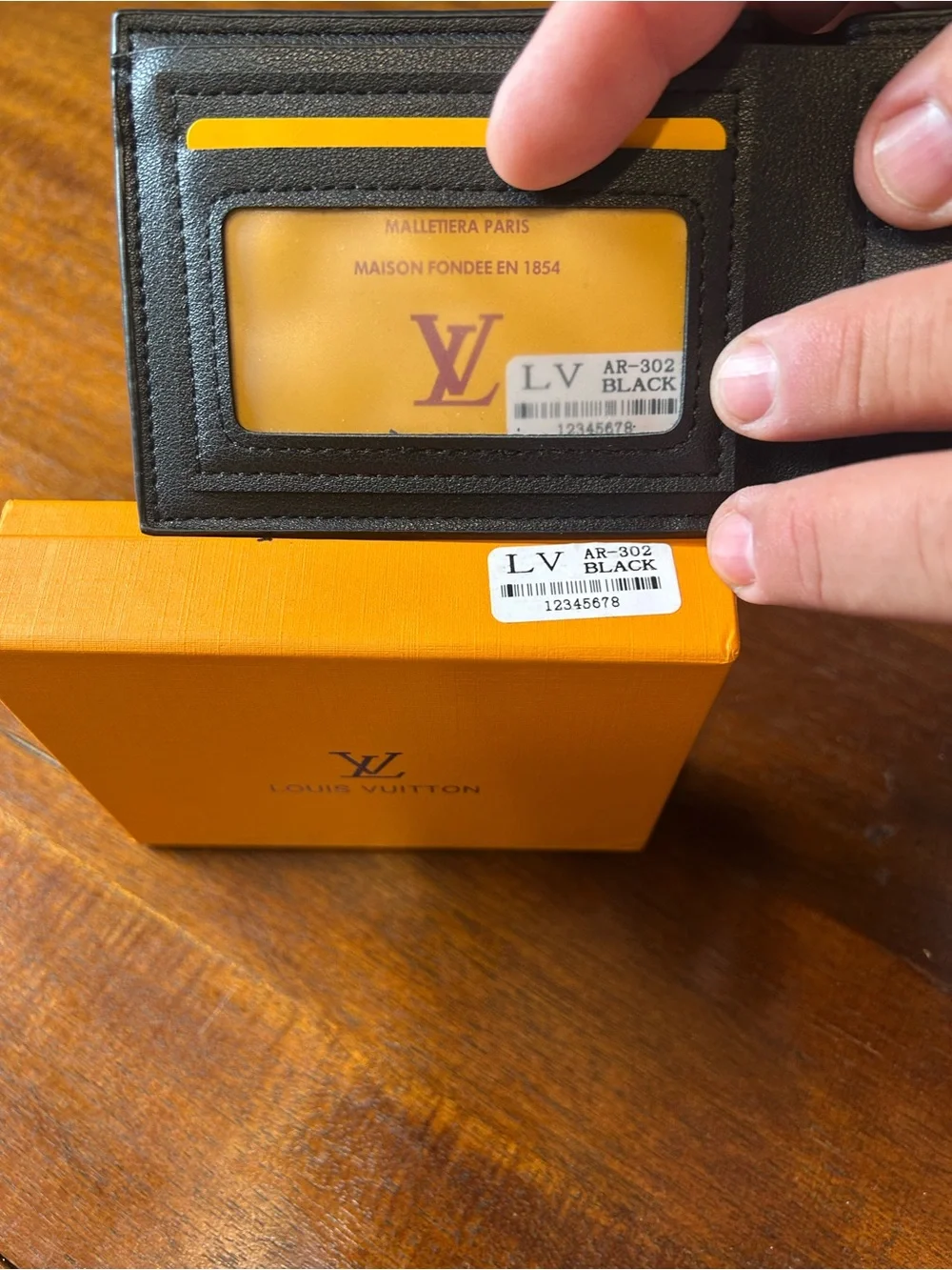 Louis Vuitton Black Wallet